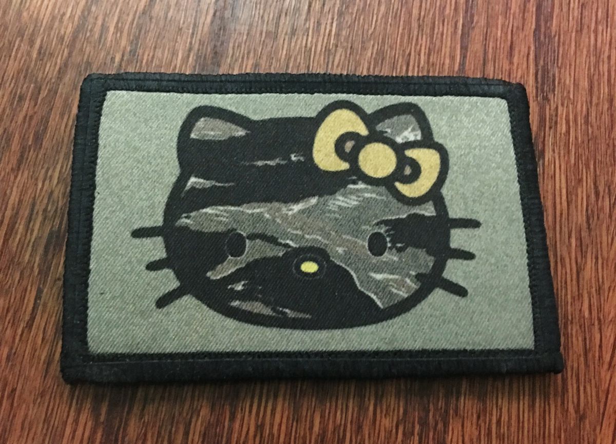 Hello Kitty Commando Morale Patch Morale Patches Redheaded T Shirts 