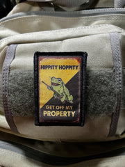 Hippity Hoppity Get Off My Property Morale Patch Morale Patches Redheaded T Shirts 