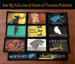 House Baratheon Sigil Game of Thrones Morale Patch Morale Patches Redheaded T Shirts 