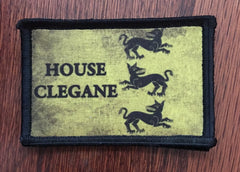 House Clegane Sigil Game of Thrones Morale Patch Morale Patches Redheaded T Shirts 