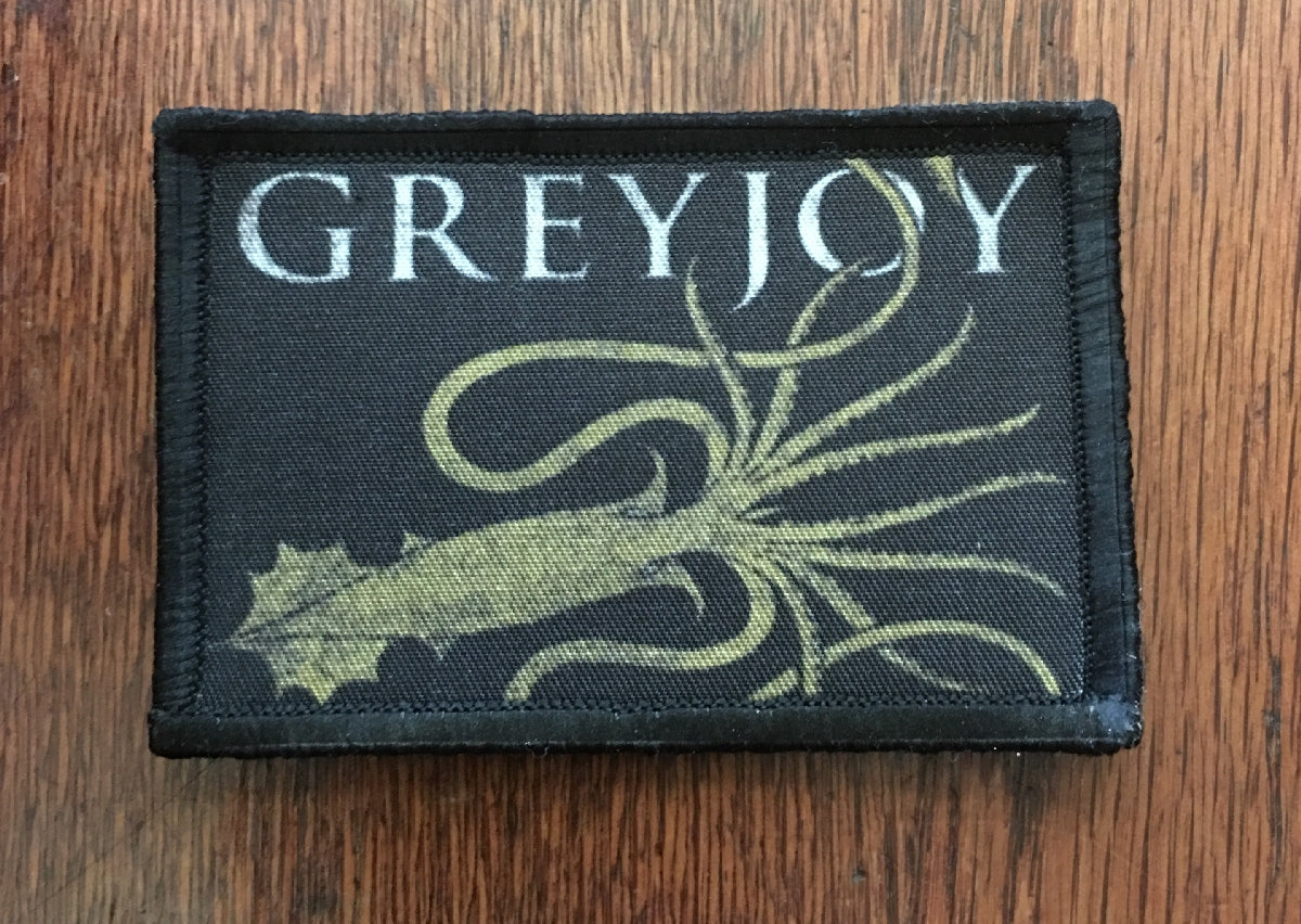 House Greyjoy Sigil Game of Thrones Morale Patch Morale Patches Redheaded T Shirts 