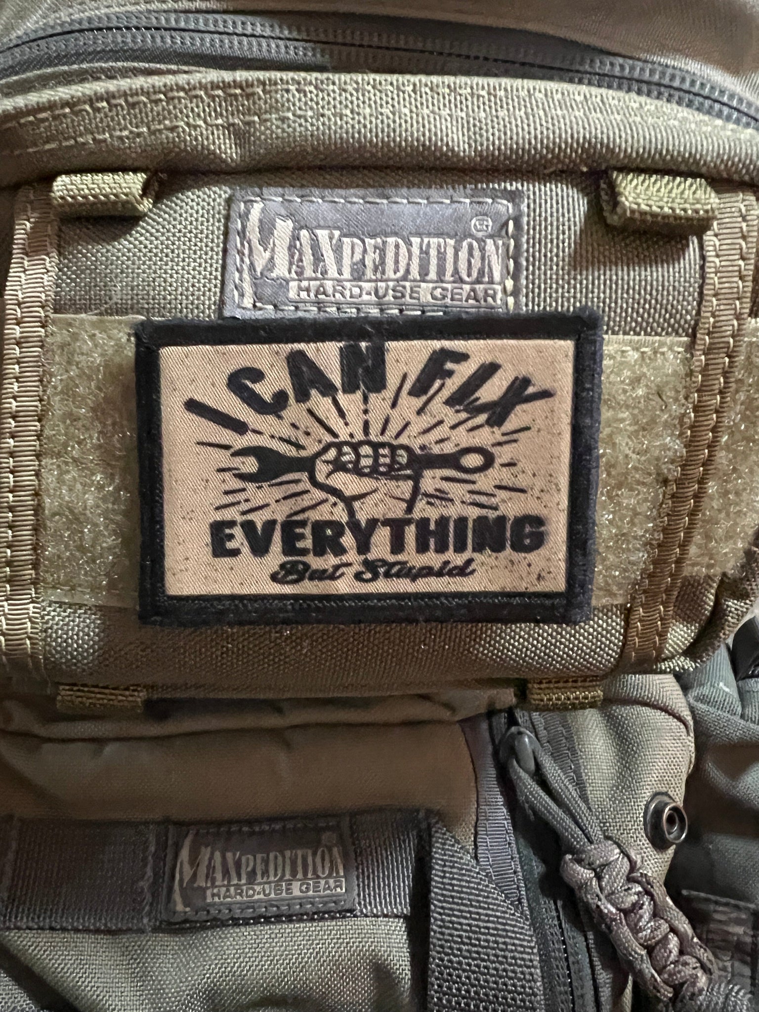 I can fix everything but stupid Morale Patch Morale Patches Redheaded T Shirts 