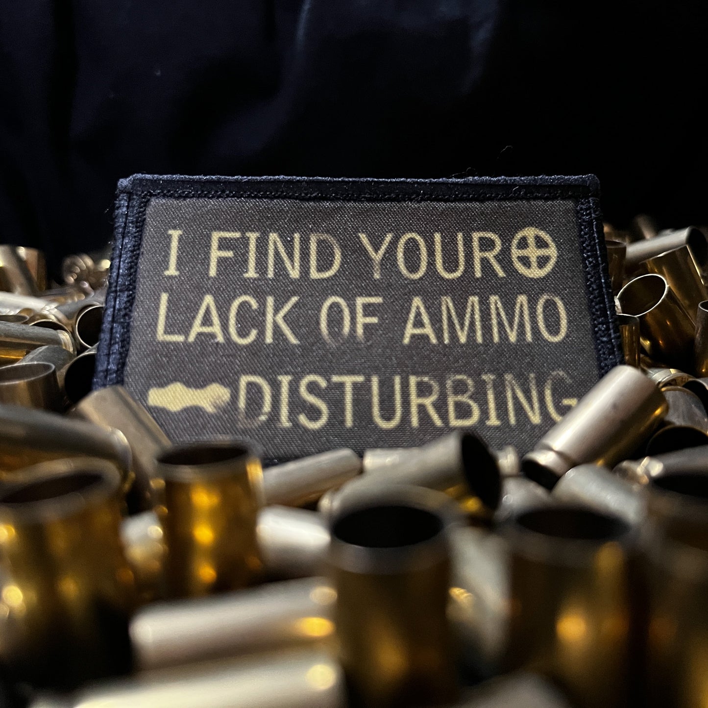 I Find Your Lack of Ammo Disturbing Morale Patch Morale Patches Redheaded T Shirts 