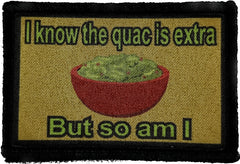 I Know the Guac Costs Extra Morale Patch Morale Patches Redheaded T Shirts 