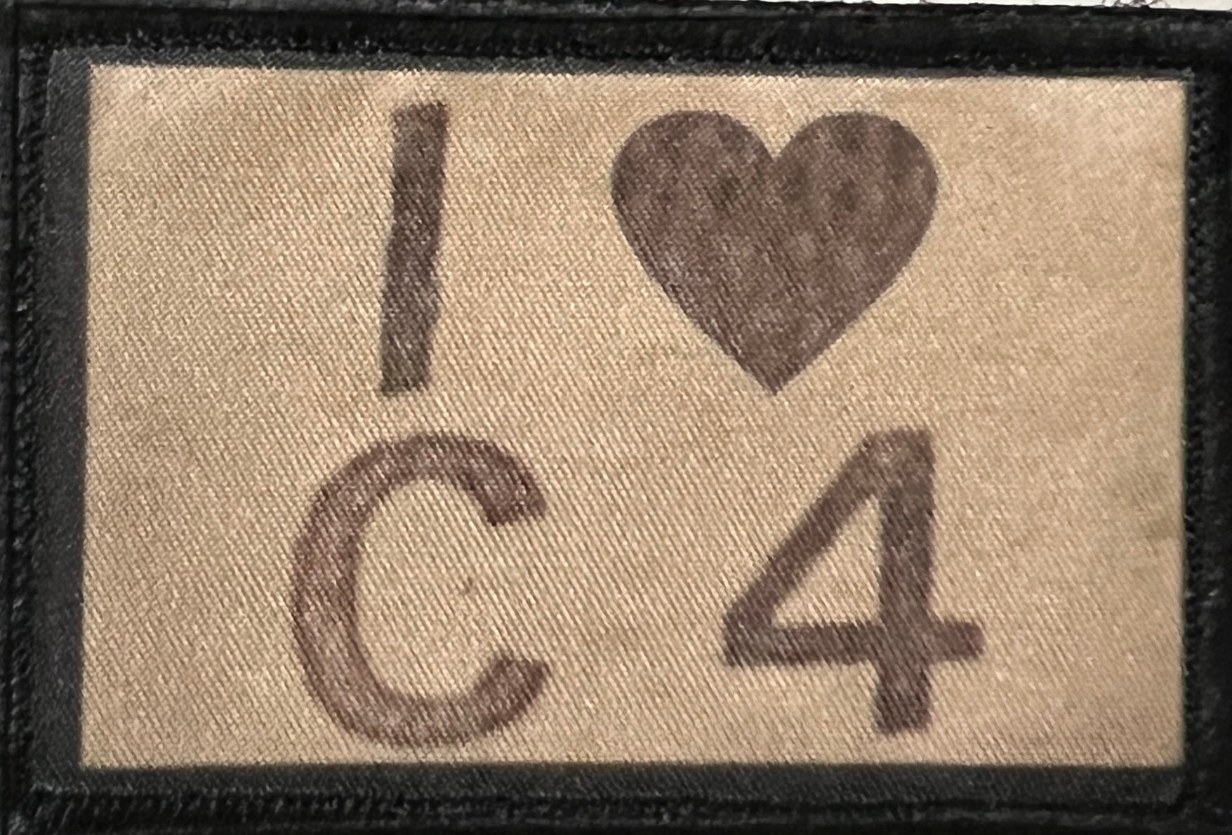 I Love C4 EOD Morale Patch Morale Patches Redheaded T Shirts 