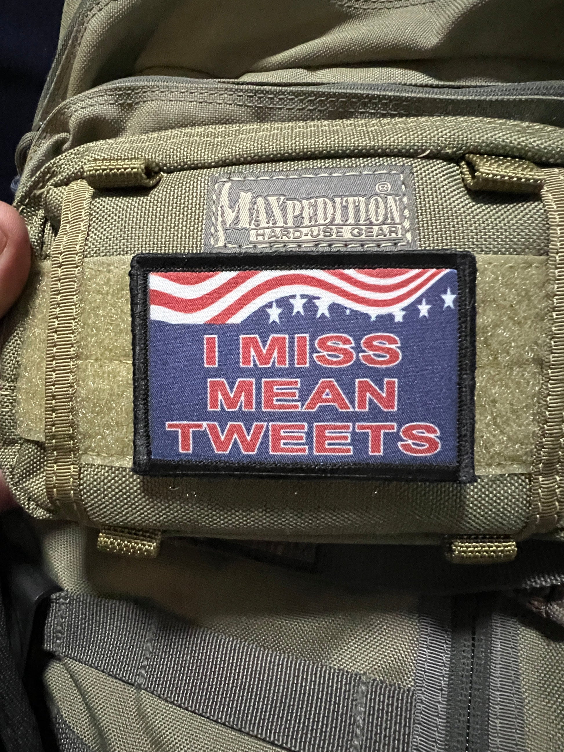 I Miss Mean Tweets Morale Patch Morale Patches Redheaded T Shirts 