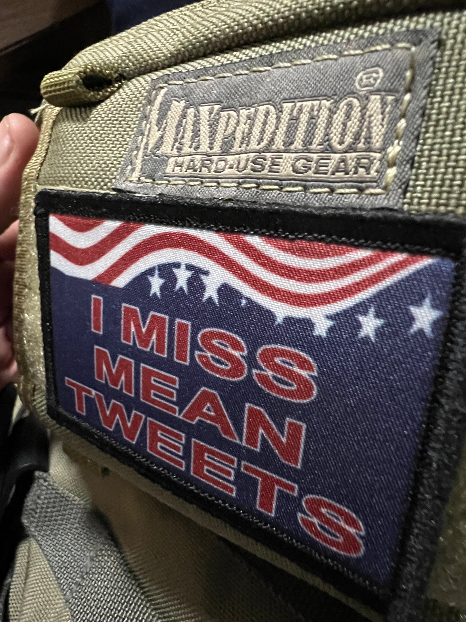 I Miss Mean Tweets Morale Patch Morale Patches Redheaded T Shirts 