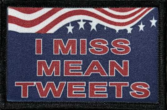 I Miss Mean Tweets Morale Patch Morale Patches Redheaded T Shirts 