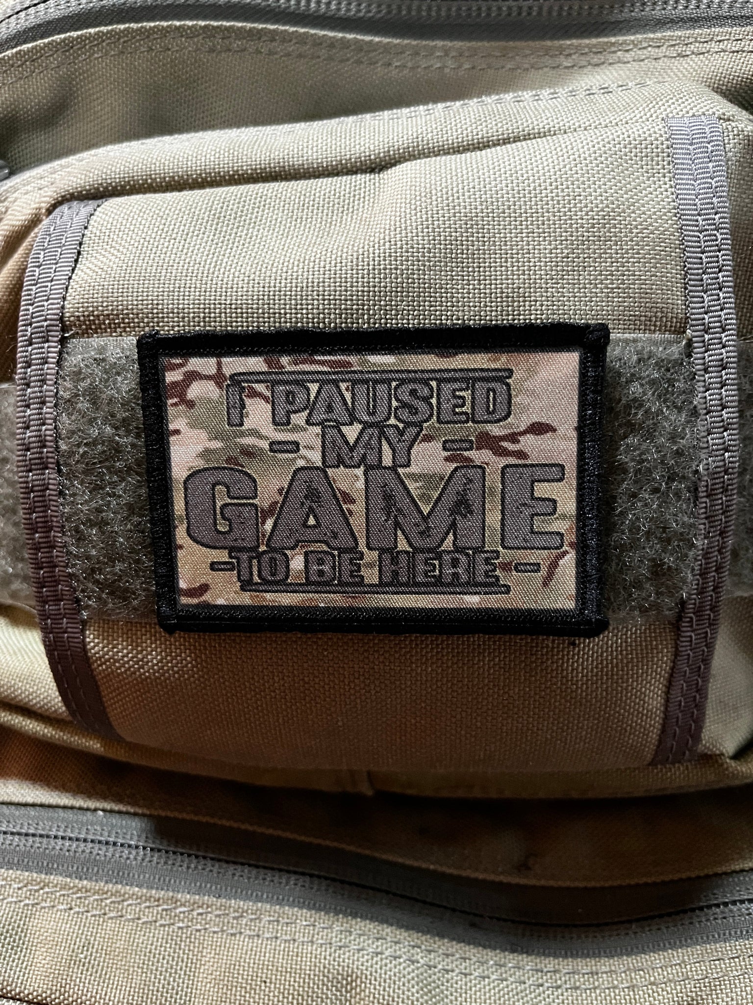 I Paused My Game to Be Here Morale Patch Morale Patches Redheaded T Shirts 