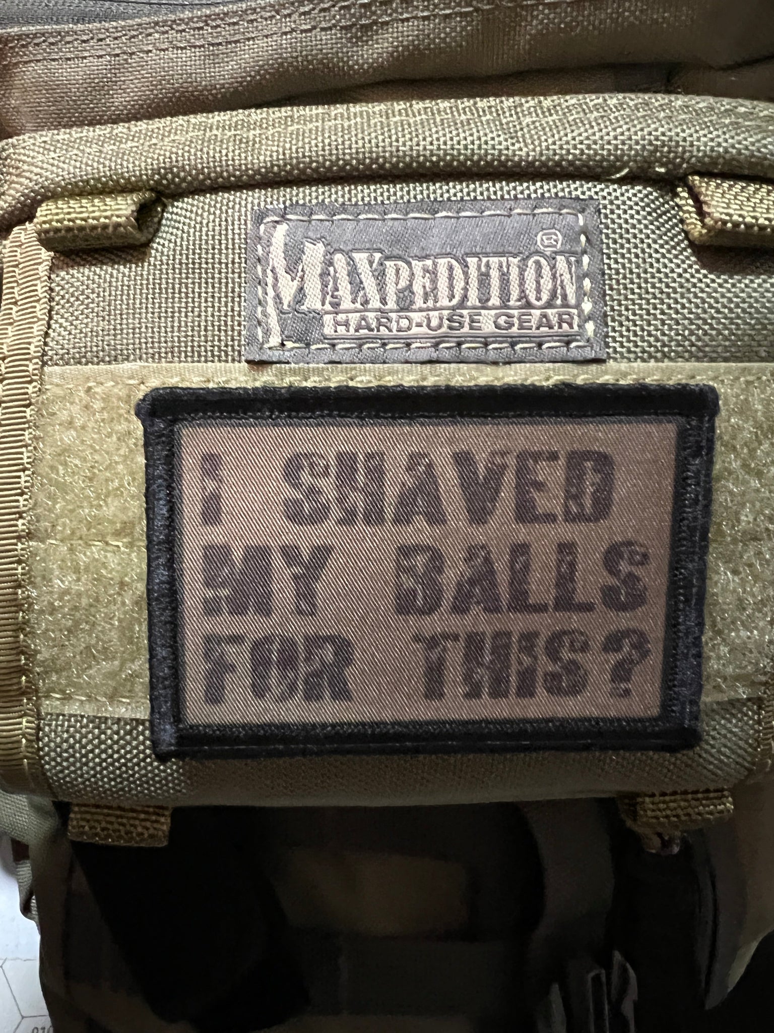 I Shaved My Balls for This Morale Patch Morale Patches Redheaded T Shirts 