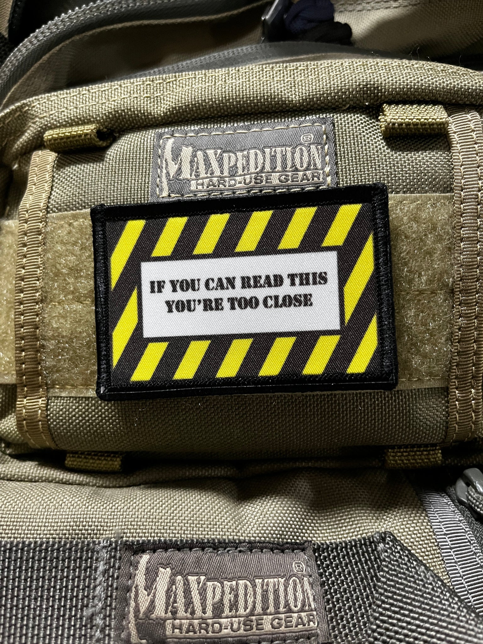If You Can Read This You're Too Close Morale Patch Morale Patches Redheaded T Shirts 