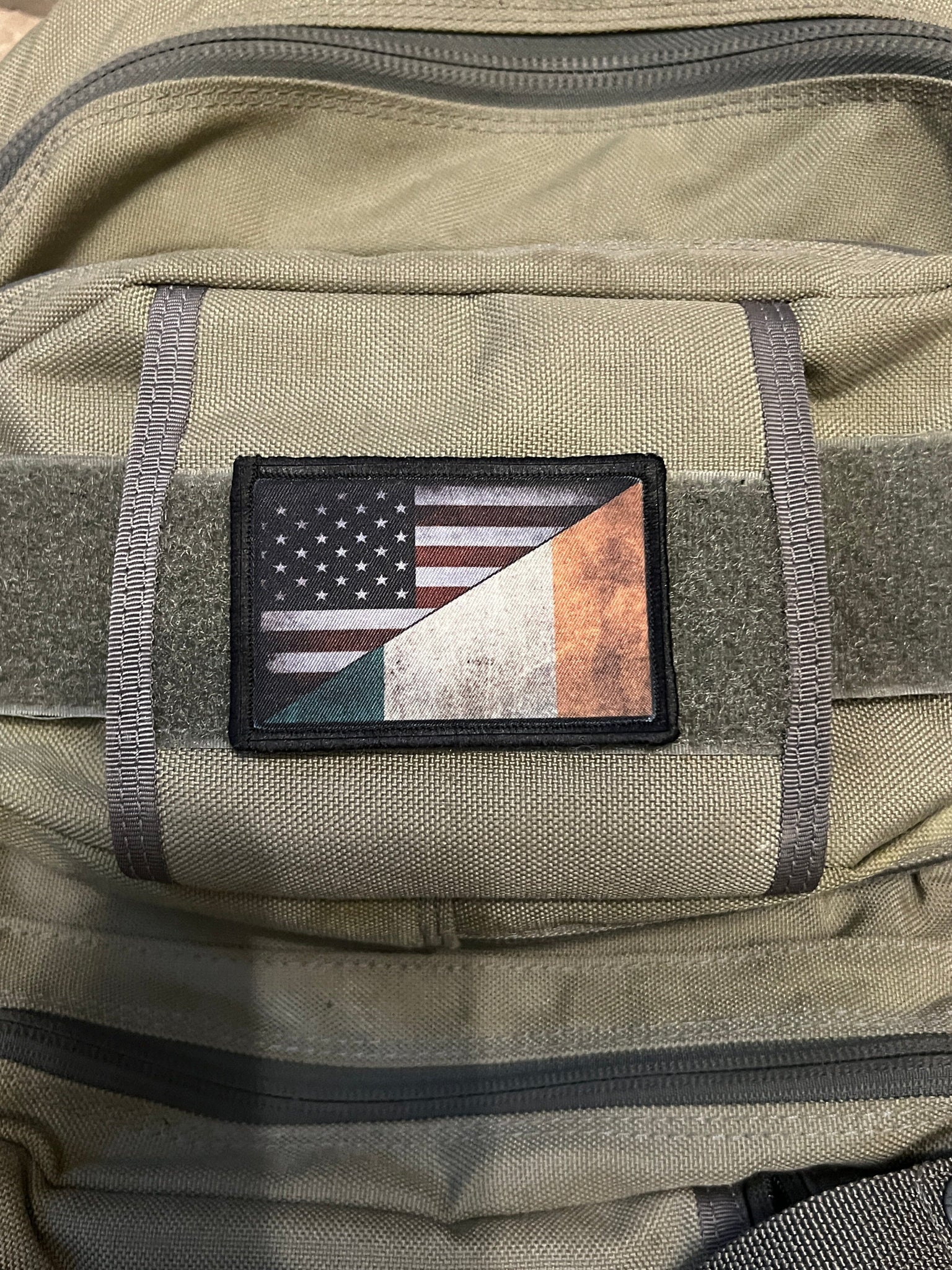 Irish Ireland USA Flag Velcro Morale patch tactical velcro patches velcro patches tactical morale patches velcro