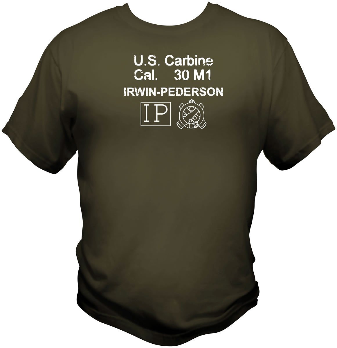 Irwin Pedersen M1 Carbine T Shirt T Shirts Redheaded T Shirts Small Olive Drab 