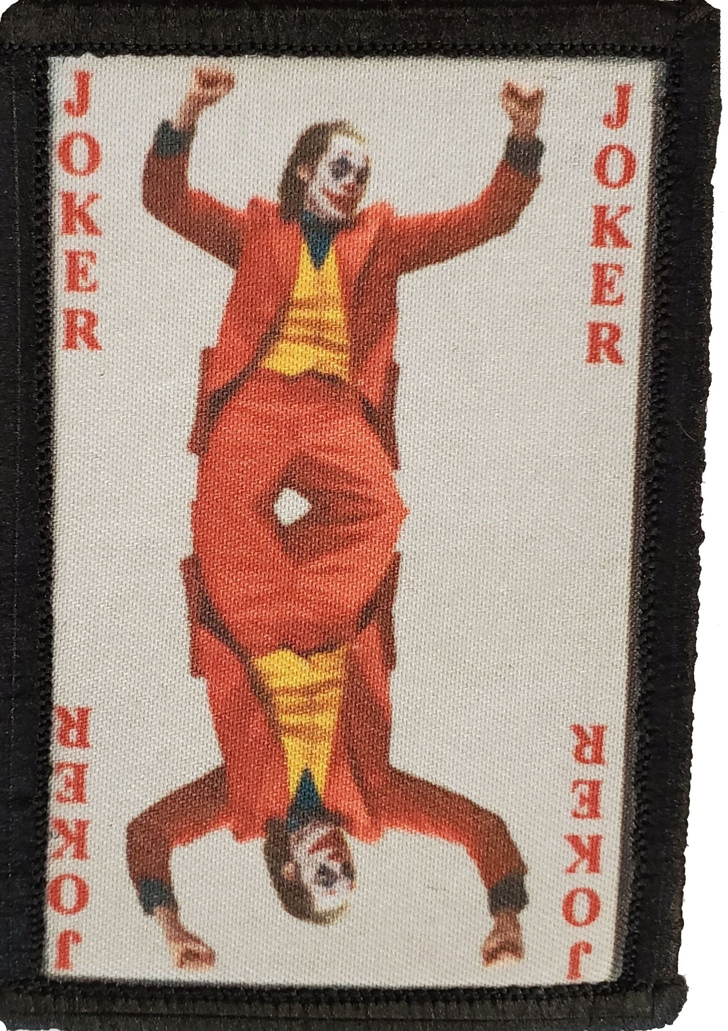 Joker PLaying Card Velcro Morale Patch