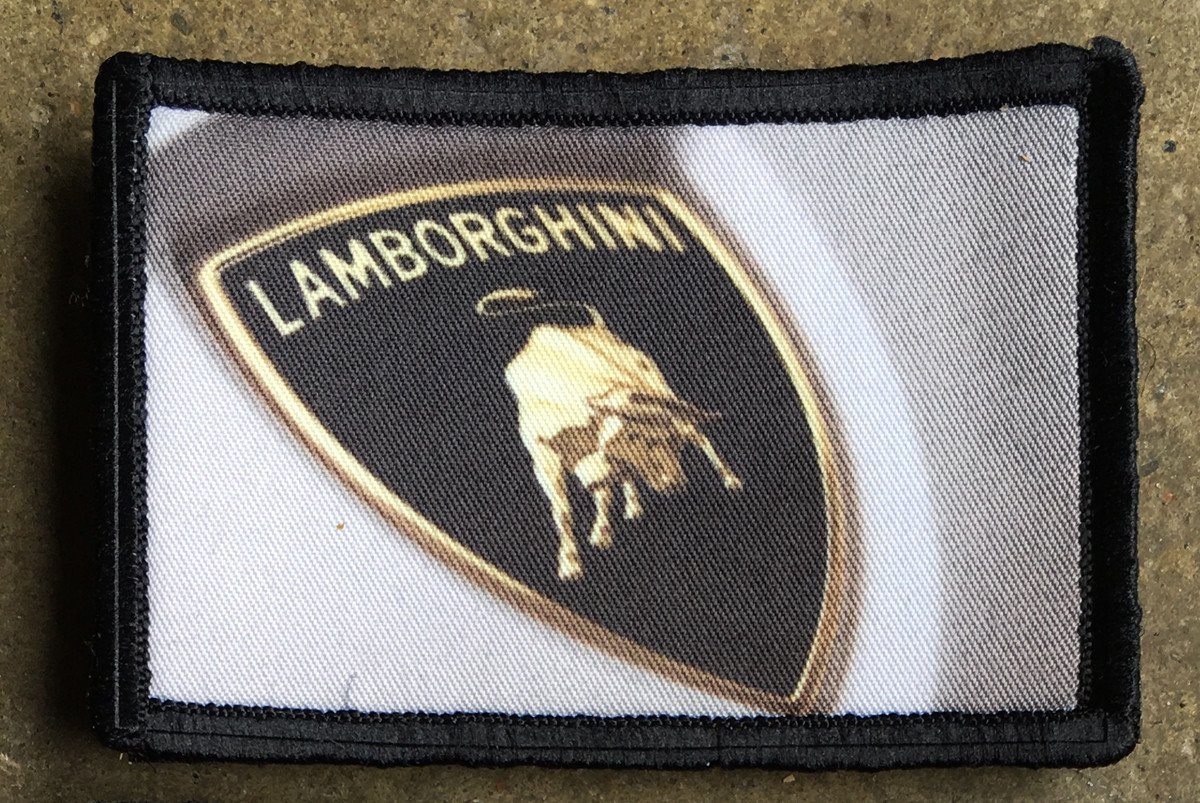 Lamborghini Logo Morale Patch Morale Patches Redheaded T Shirts 