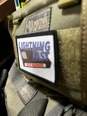 Lightning Fast VCR Repair Morale Patch Morale Patches Redheaded T Shirts 