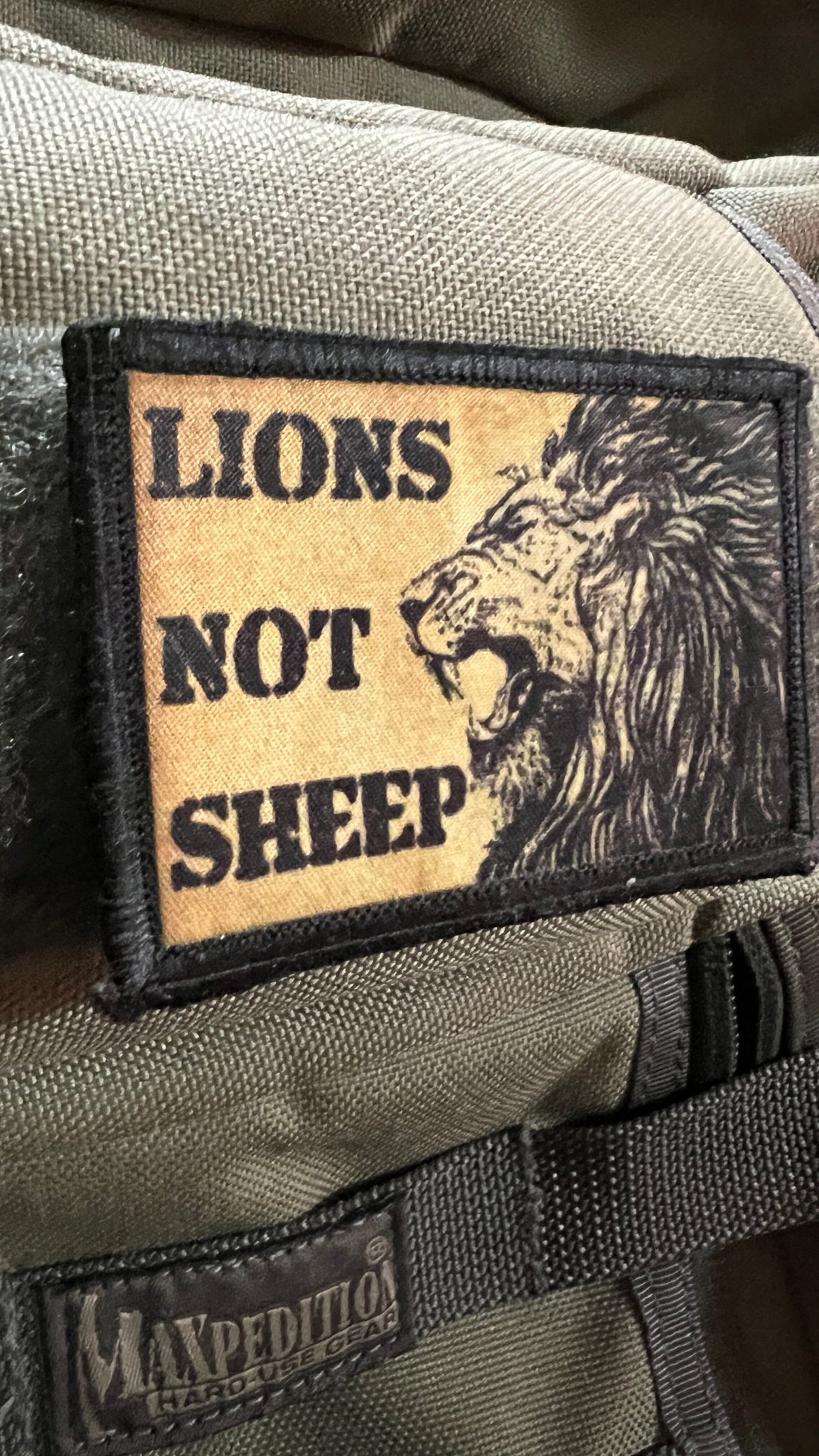 Lions Not Sheep Morale Patch Morale Patches Redheaded T Shirts 