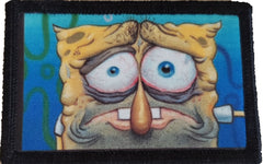 Spongebob Long Face Funny Custom Velcro Morale Patch