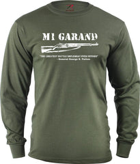 M1 Garand T Shirt T Shirts Redheaded T Shirts Small Long Sleeve Olive Drab 