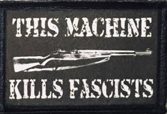 M1 Garand This Machine Kills Fascists Morale Patch Morale Patches Redheaded T Shirts 