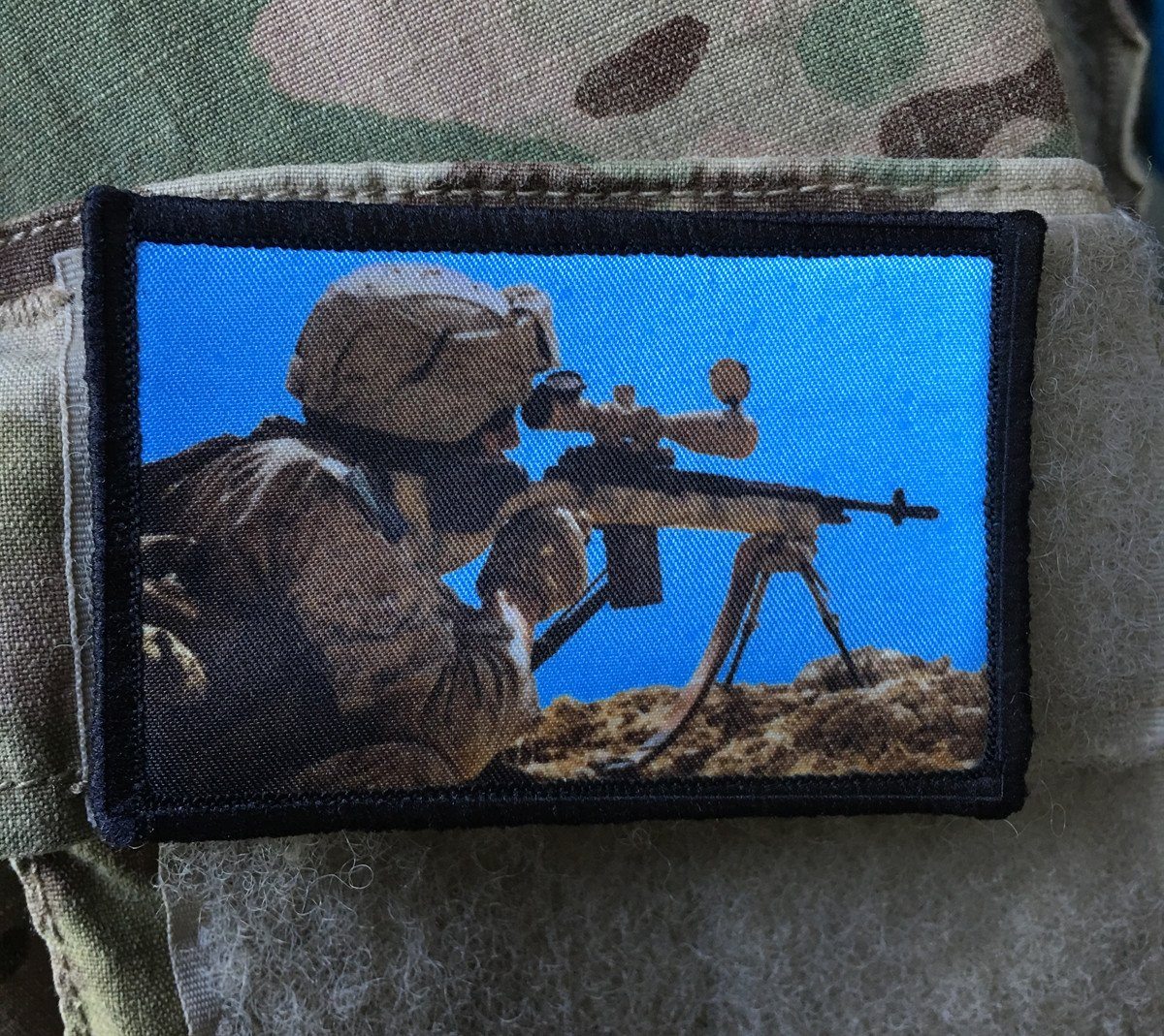 M14 Sniper Rifle Morale Patch Morale Patches Redheaded T Shirts 
