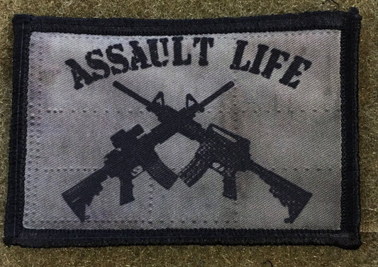 M4 Carbine Assault Life Morale Patch Morale Patches Redheaded T Shirts 