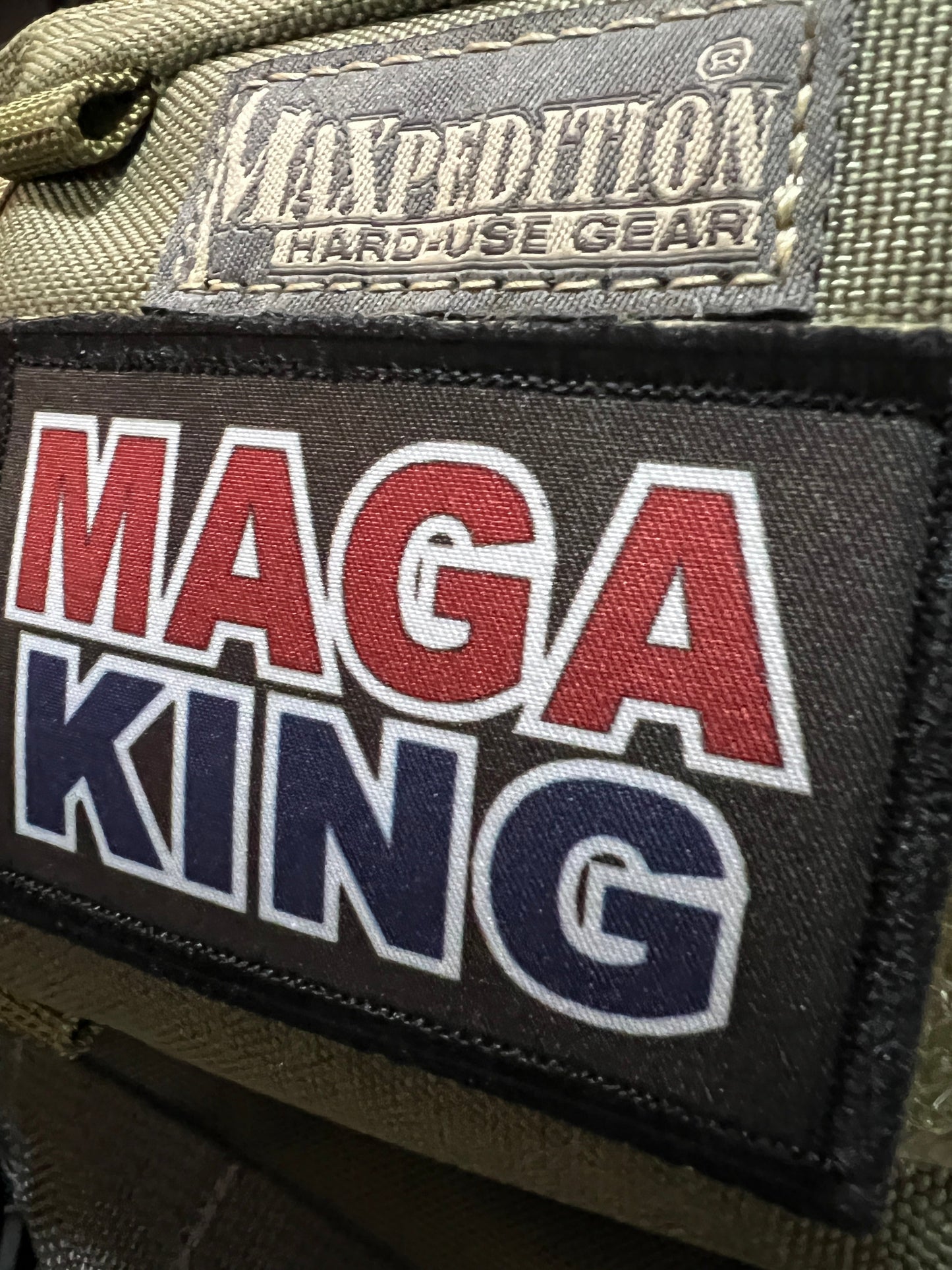 Maga King Morale Patch Morale Patches Redheaded T Shirts 