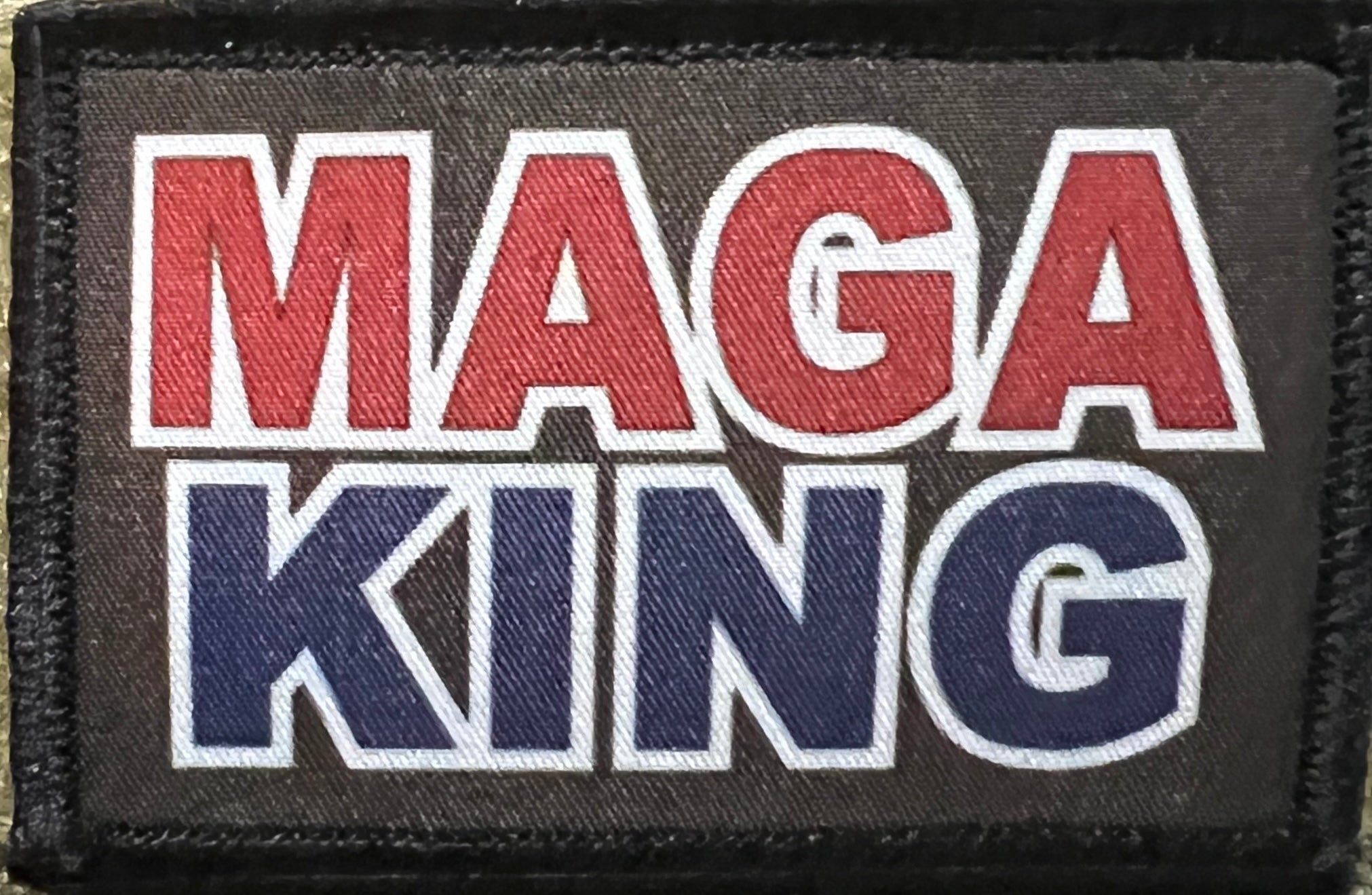Maga King Morale Patch Morale Patches Redheaded T Shirts 
