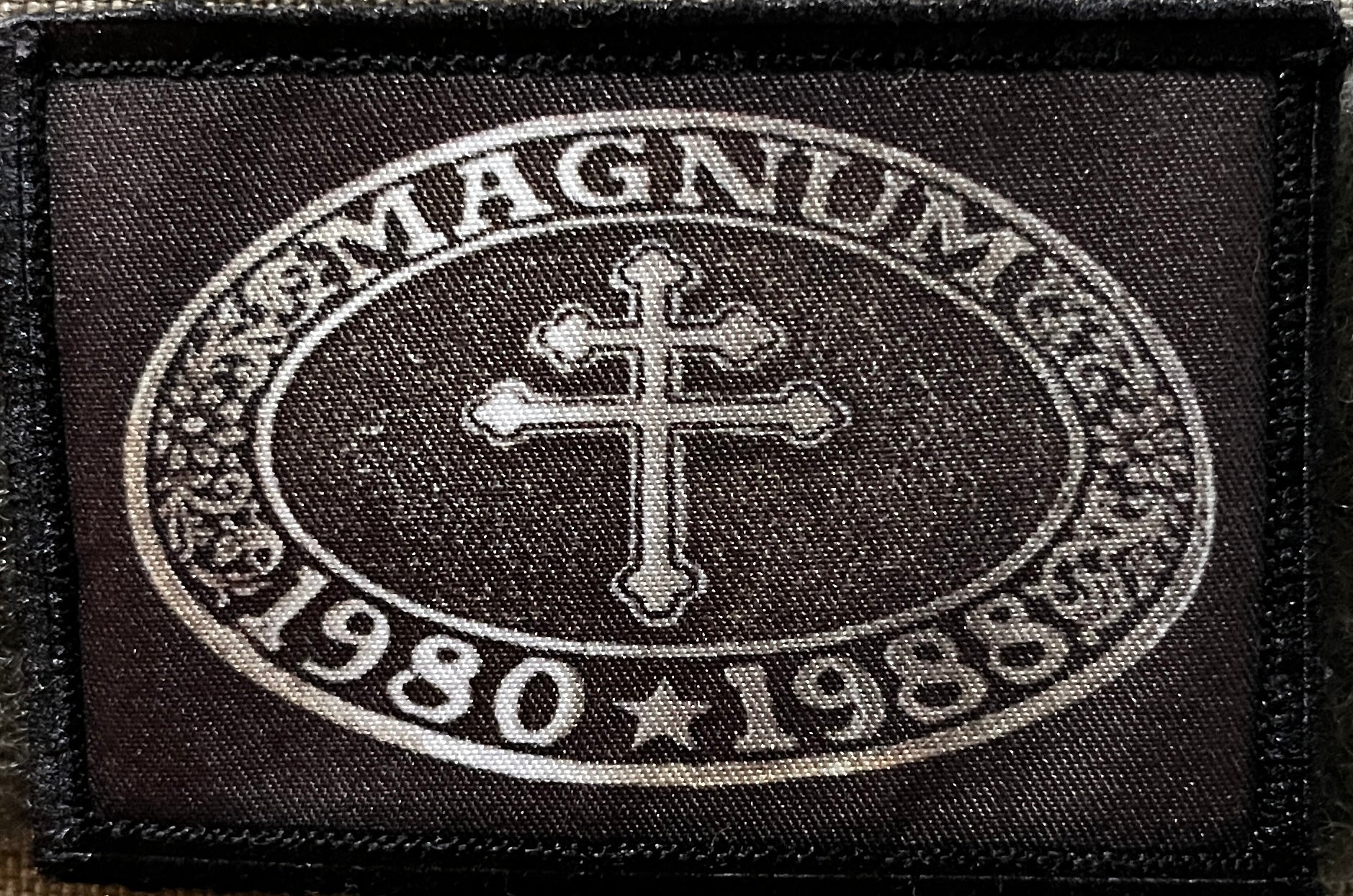 Magnum Cross Morale Patch Morale Patches Redheaded T Shirts 