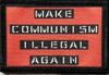 Make Communism Illegal Again Morale Patch Morale Patches Redheaded T Shirts 