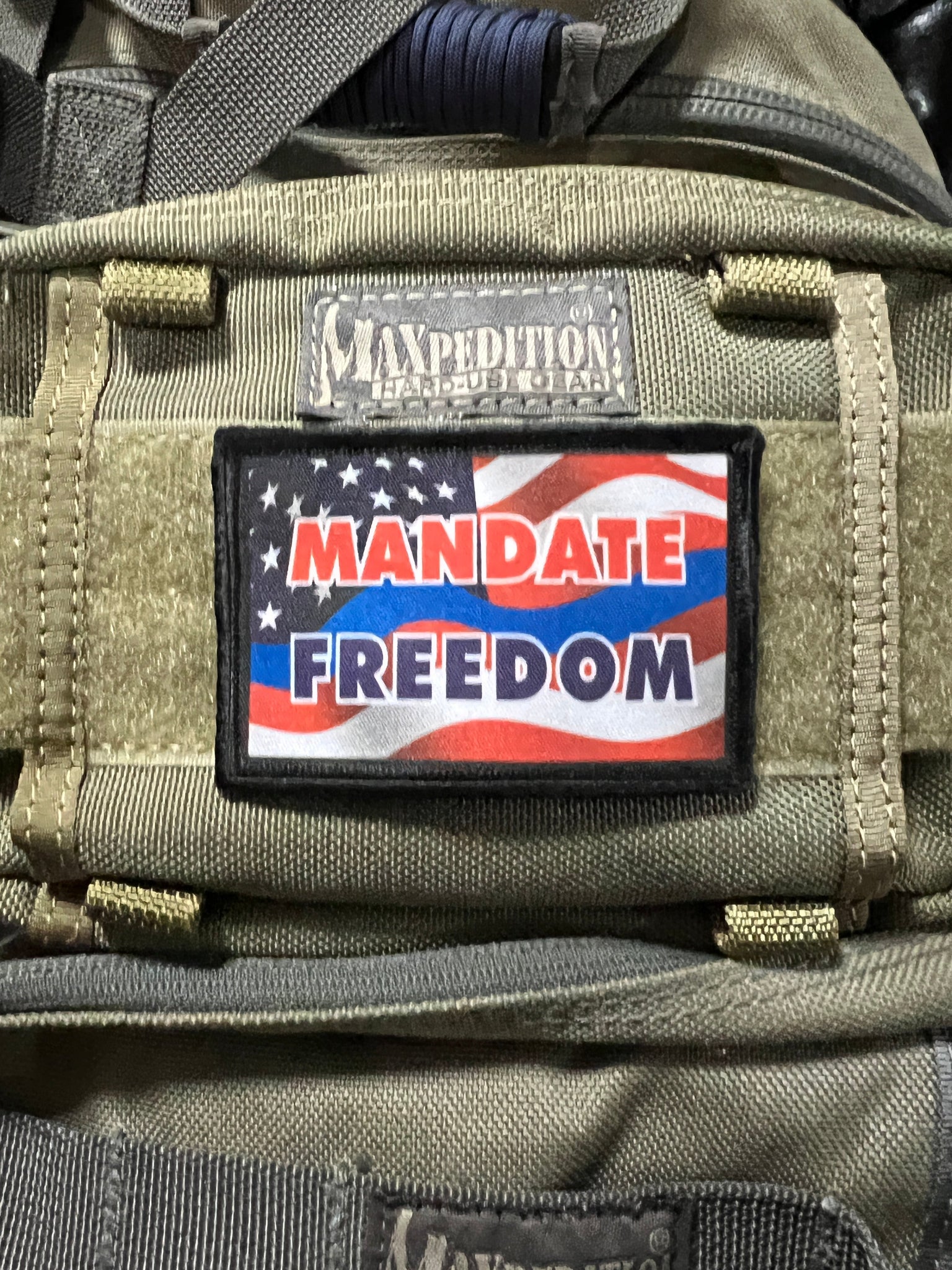 Mandate Freedom Morale Patch Morale Patches Redheaded T Shirts 