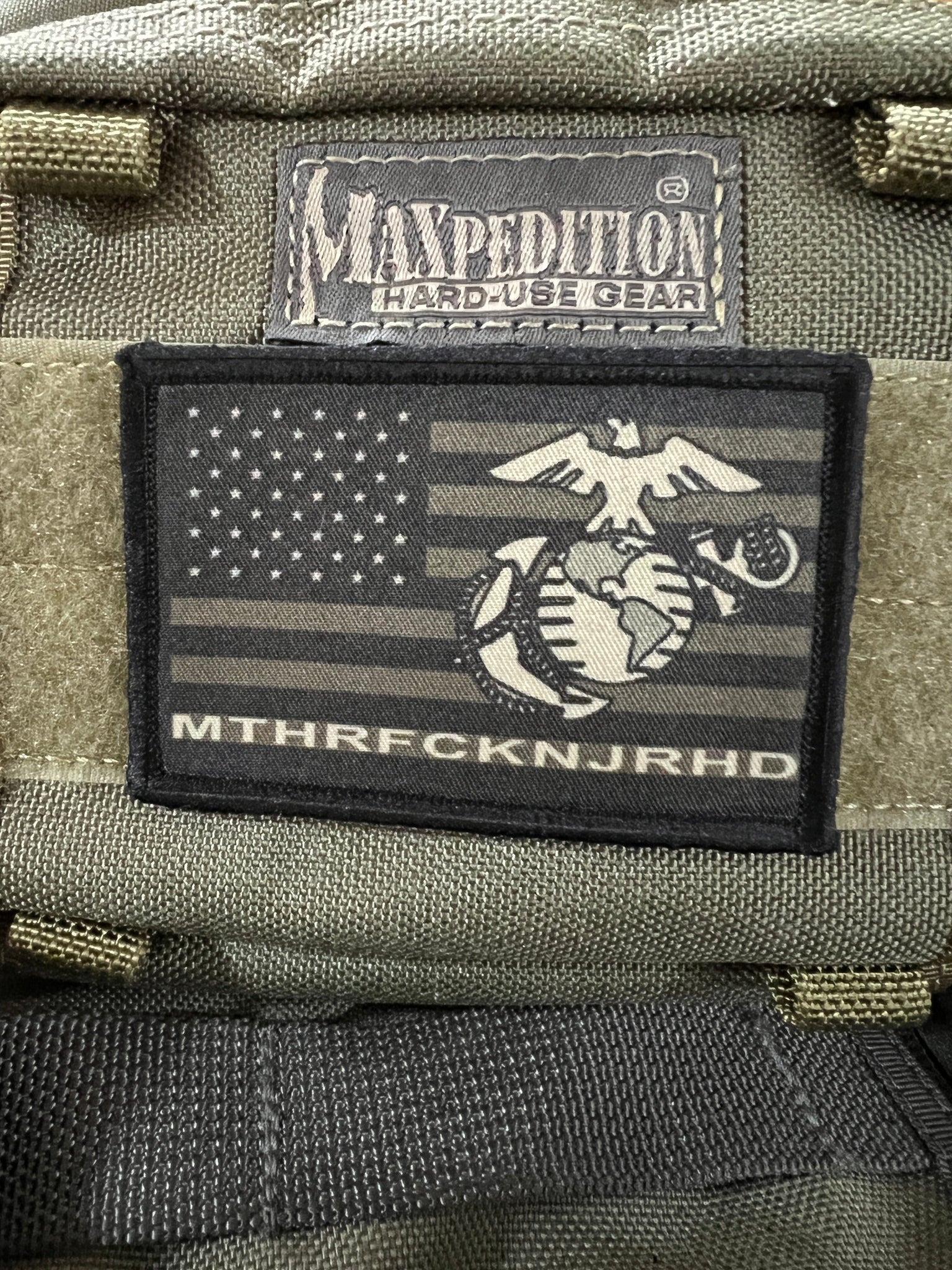 Marine MTHRFCKNJRHD Morale Patch Morale Patches Redheaded T Shirts 