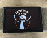 Meeseeks Existence Is Pain Morale Patch Morale Patches Redheaded T Shirts 