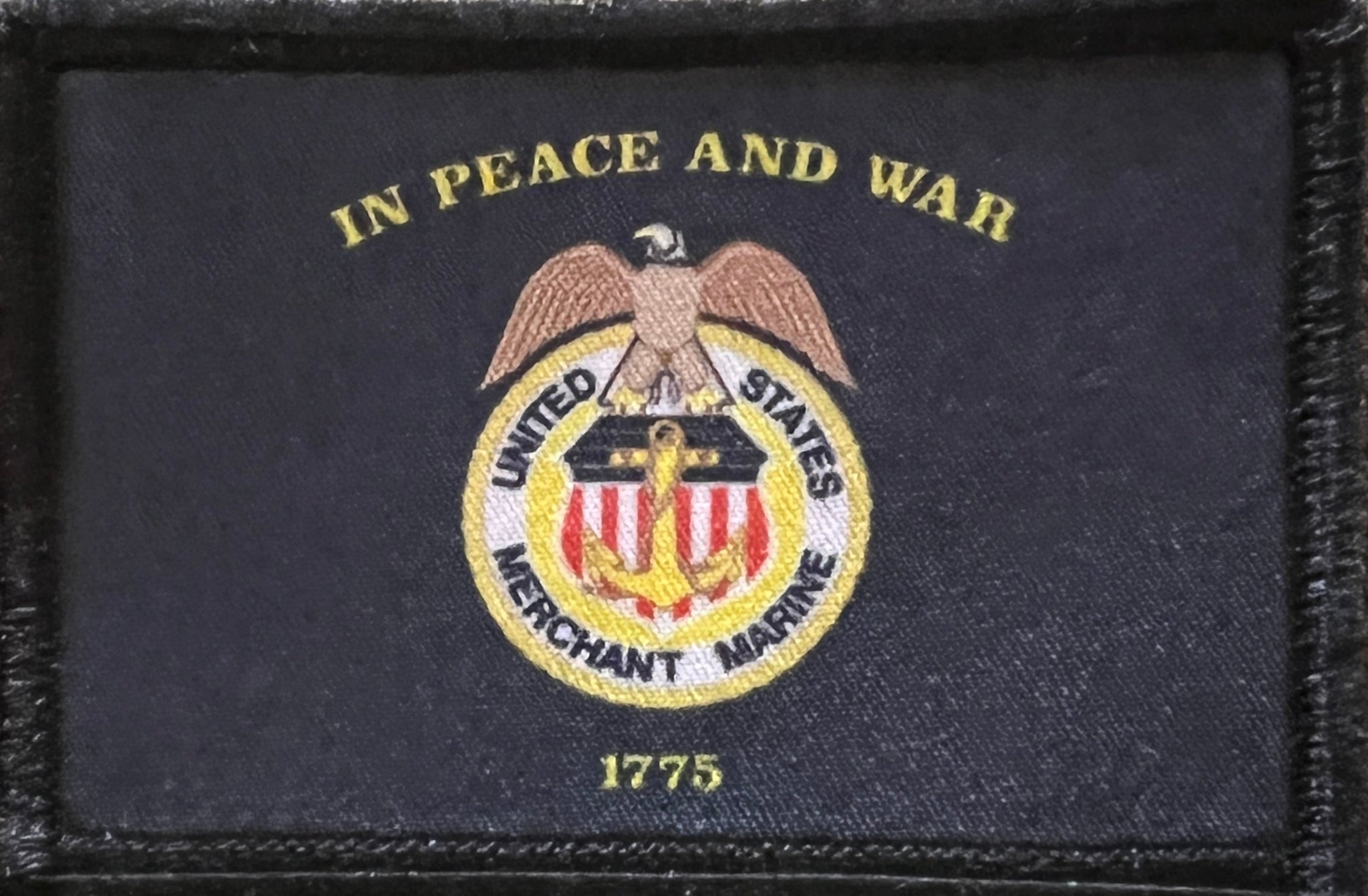 Merchant Marine Crest Morale Patch Morale Patches Redheaded T Shirts 