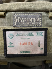 Mexico Passport Stamp Morale Patch 2x3