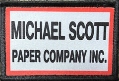 Michael Scott Paper Company Morale Patch Morale Patches Redheaded T Shirts 