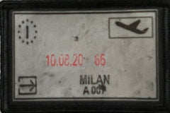 Milan, Italy Passport Stamp Morale Patch 2x3
