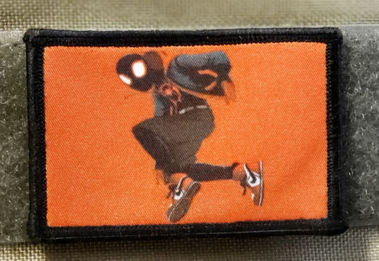 Miles Morales as Spider Man Morale Patch Morale Patches Redheaded T Shirts 