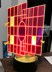 Millennium Falcon Targeting Computer LED Sign LED LIGHT Redheaded T Shirts 
