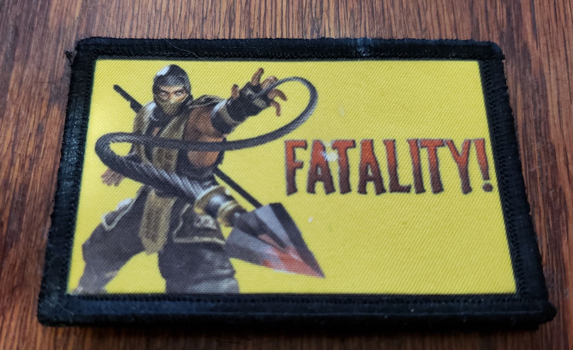 Mortal Kombat Fatality Morale Patch Morale Patches Redheaded T Shirts 
