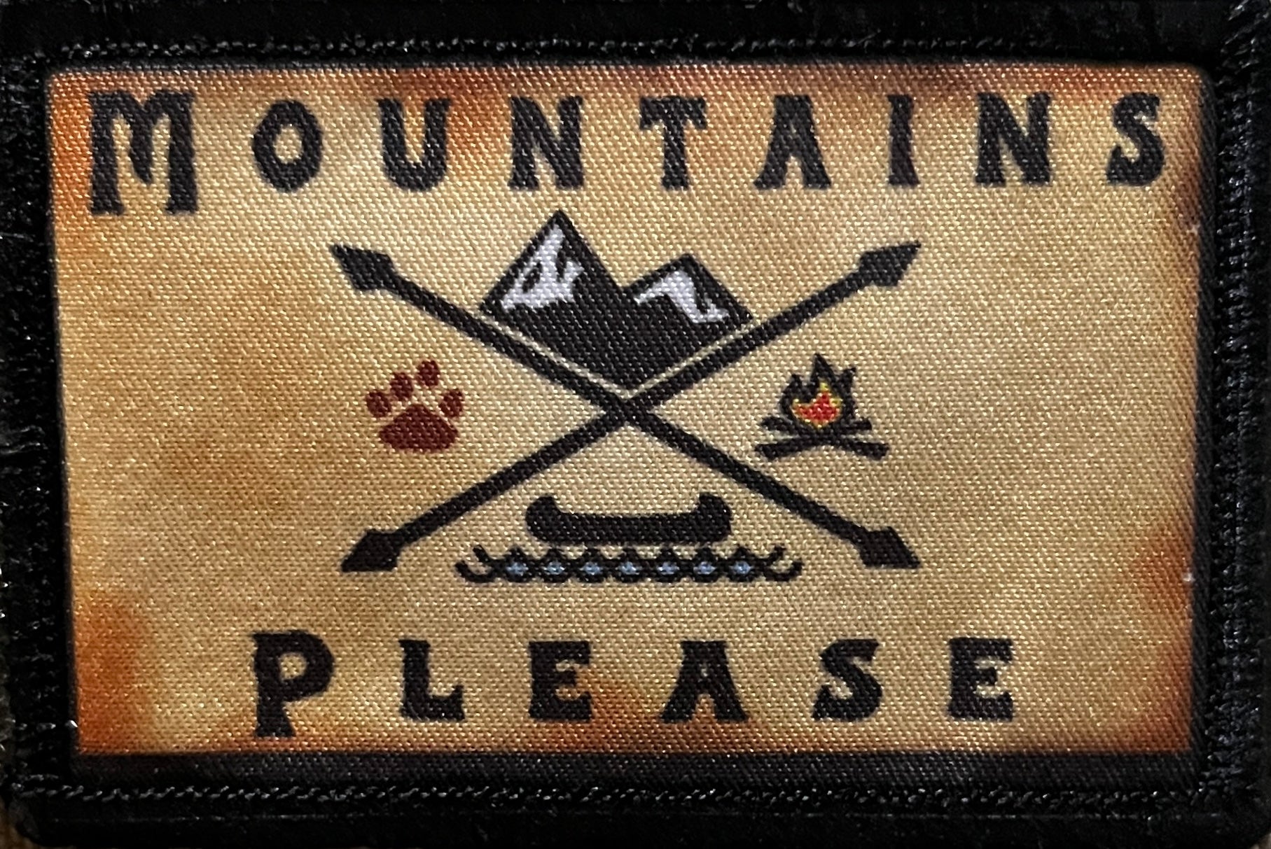 Mountains Please Morale Patch Morale Patches Redheaded T Shirts 