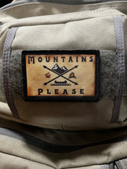 Mountains Please Morale Patch Morale Patches Redheaded T Shirts 