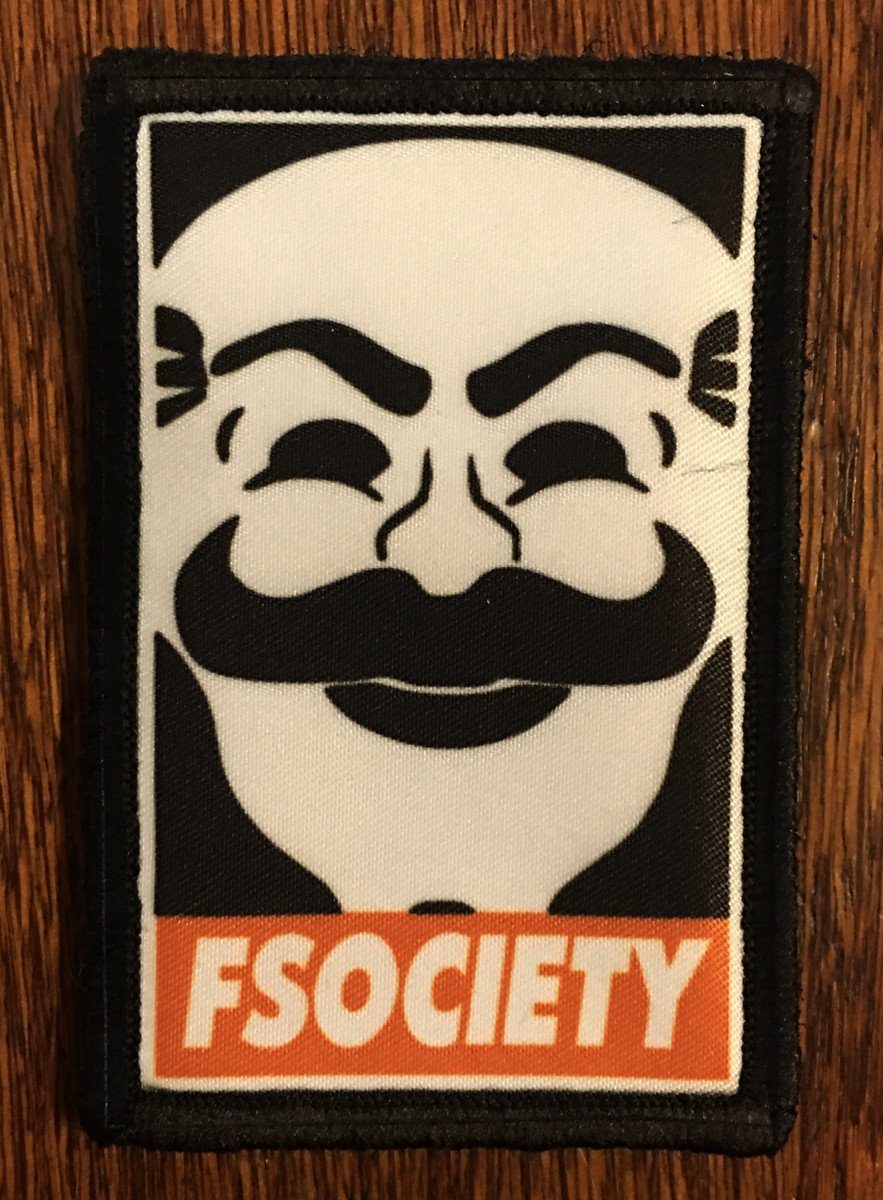 Mr Robot Fsociety Morale Patch Morale Patches Redheaded T Shirts 