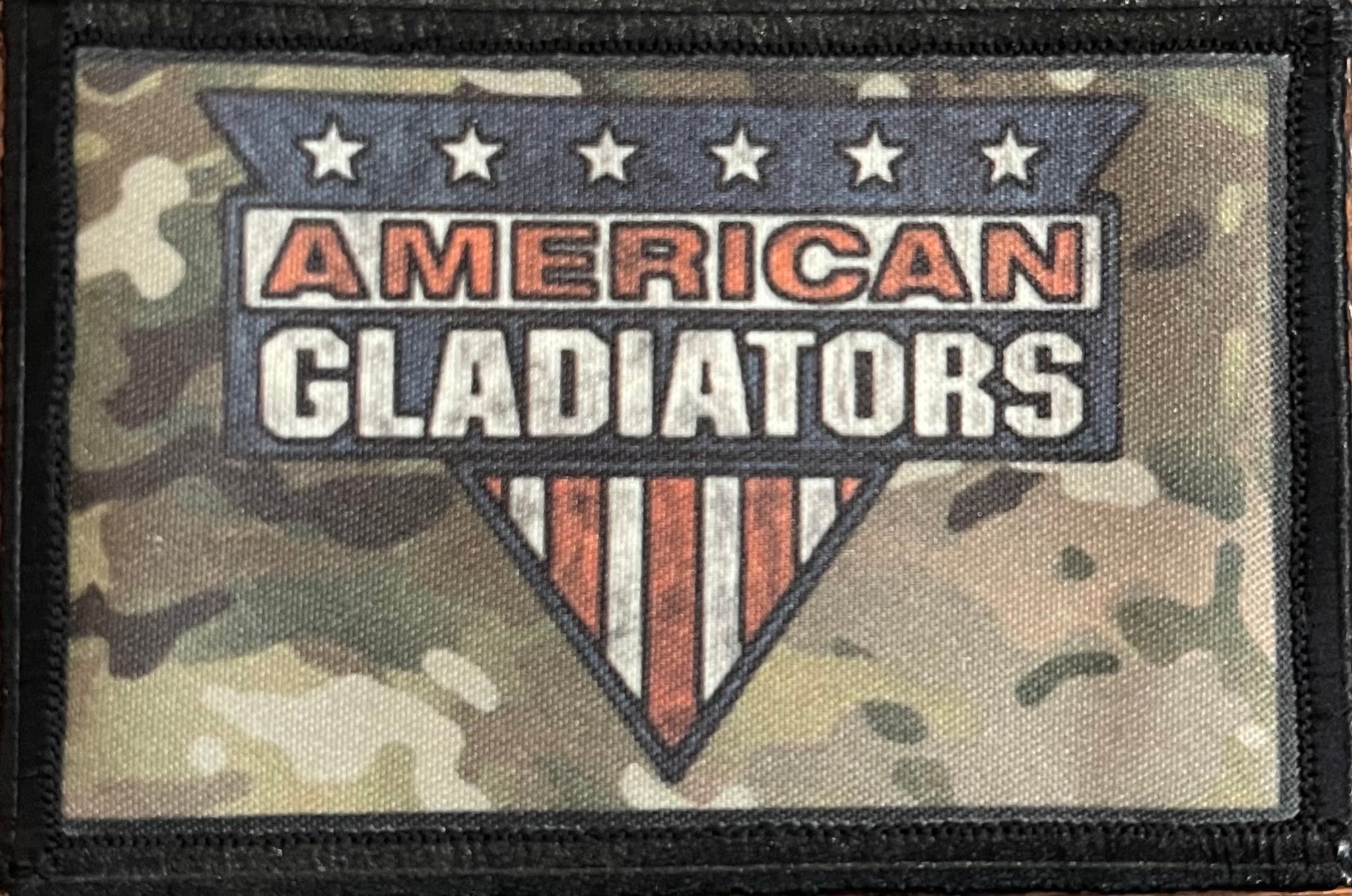 Multicam American Gladiators Morale Patch Morale Patches Redheaded T Shirts 