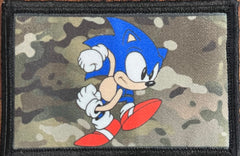 Multicam Sonic the Hedgehog Morale Patch Morale Patches Redheaded T Shirts 