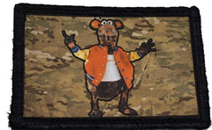 Muppets Rizzo the Rat Multicam Morale Patch Morale Patches Redheaded T Shirts 