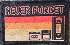 Never Forget Retro Morale Patch Morale Patches Redheaded T Shirts 