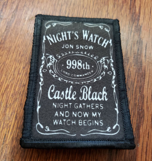 Nights Watch Jack Daniels Morale Patch Morale Patches Redheaded T Shirts 