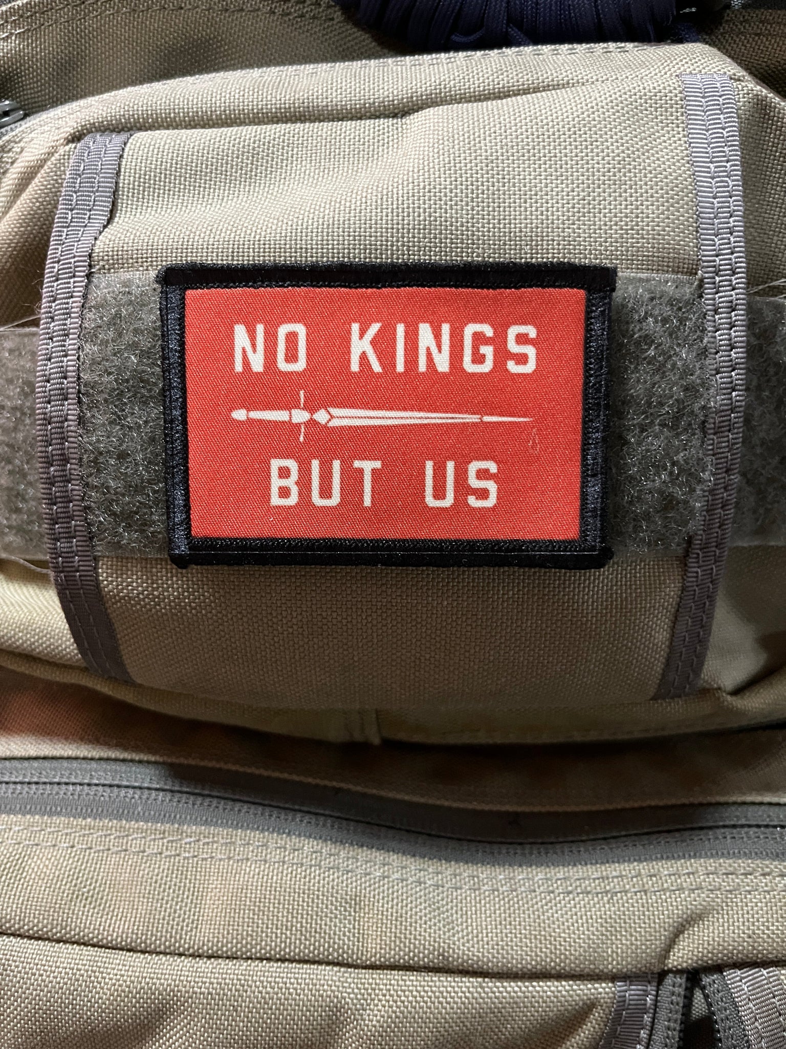 No Kings But Us Morale Patch Morale Patches Redheaded T Shirts 
