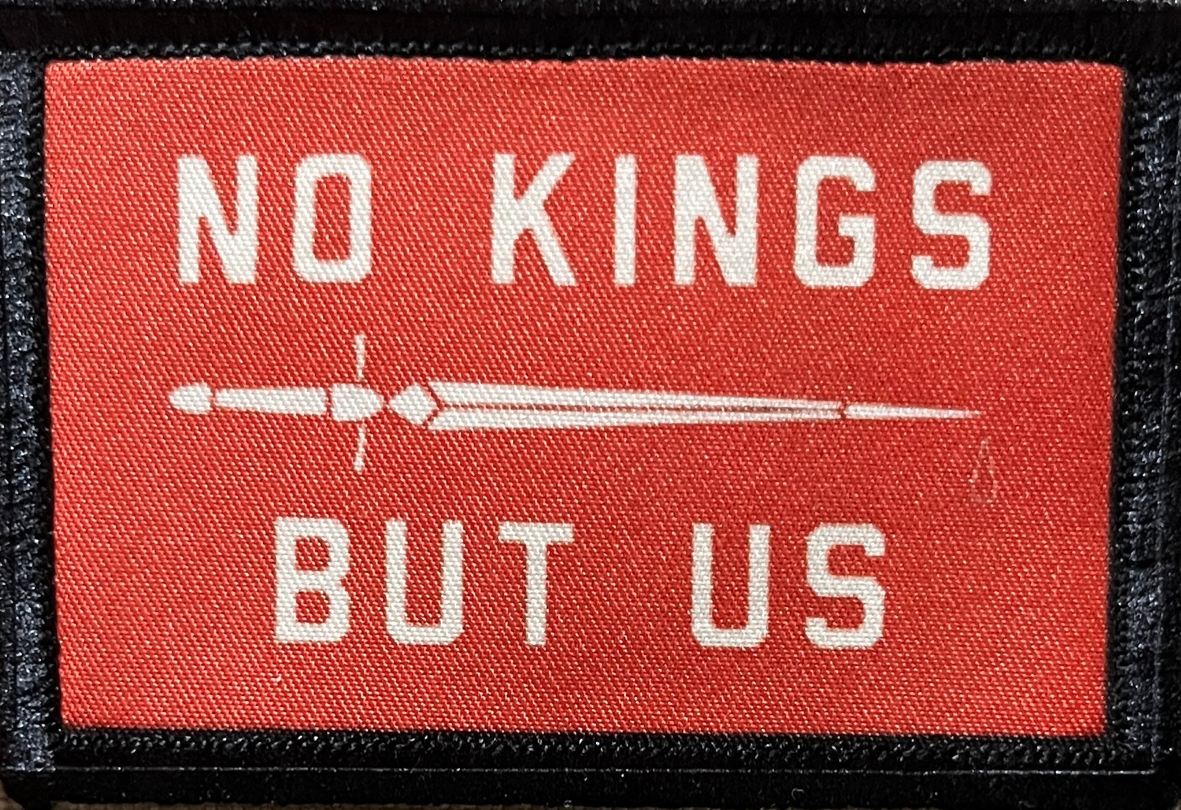 No Kings But Us Morale Patch Morale Patches Redheaded T Shirts 